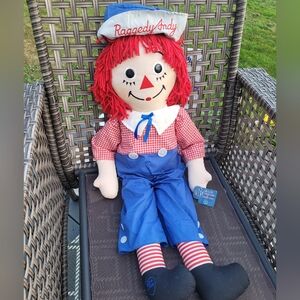 Vintage Raggedy Andy 36" Doll Large